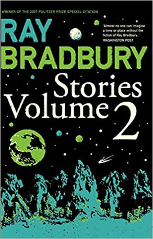 Book cover for "Stories Volume 2" by Ray Bradbury