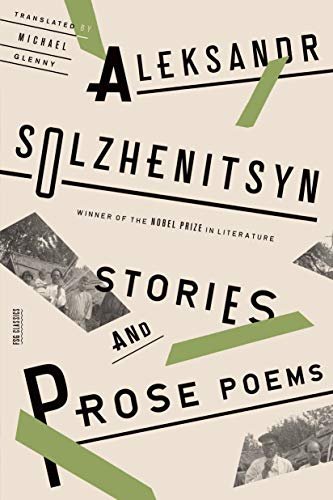 Book cover for "Stories and Prose Poems" by Aleksandr Solzhenitsyn