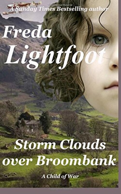 Book cover for "Storm Clouds over Broombank" by Freda Lightfoot