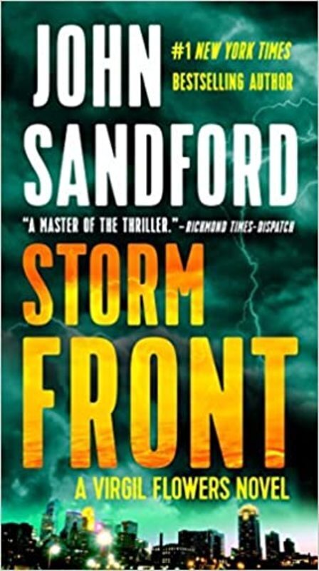 Book cover for "Storm Front" by John Sandford