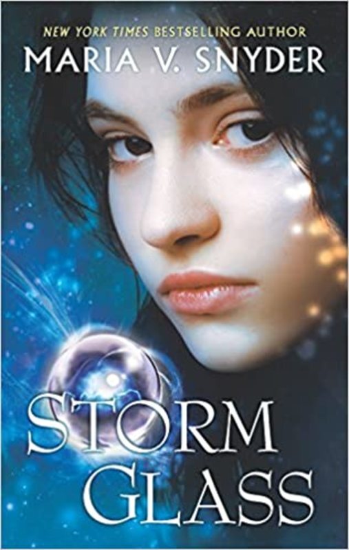 Book cover for "Storm Glass" by Maria V Snyder