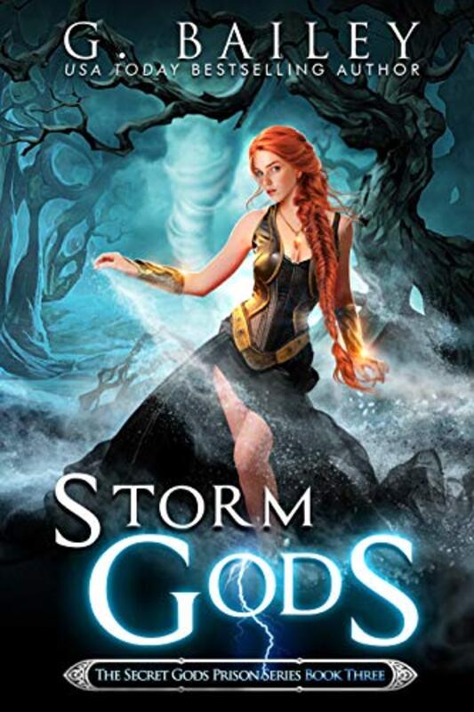 Book cover for "Storm Gods" by G Bailey