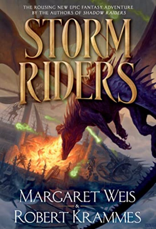 Book cover for "Storm Riders" by Margaret Weis