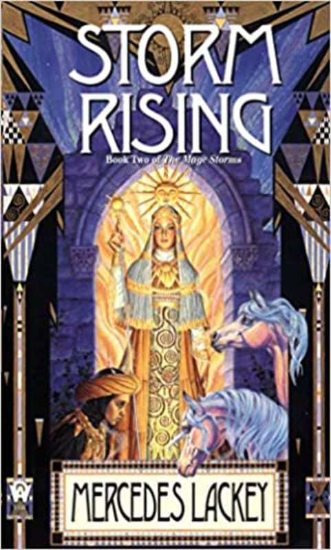 Book cover for "Storm Rising" by Mercedes Lackey