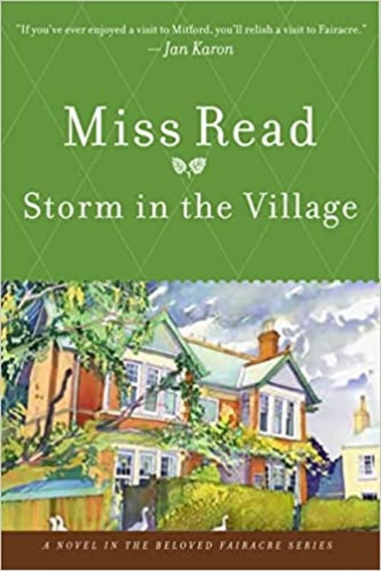 Book cover for "Storm in the Village" by Miss Read