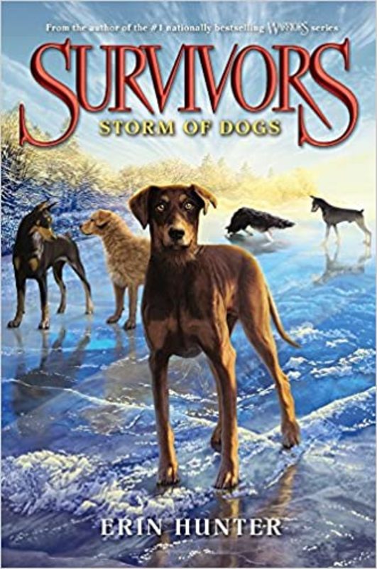 Book cover for "Storm of Dogs" by Erin Hunter
