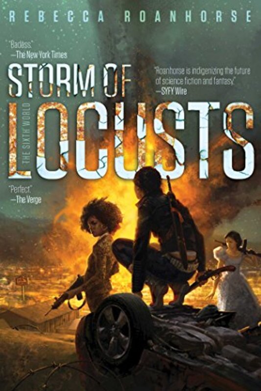 Book cover for "Storm of Locusts" by Rebecca Roanhorse