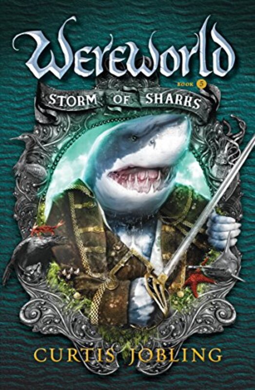 Book cover for "Storm of Sharks" by Curtis Jobling