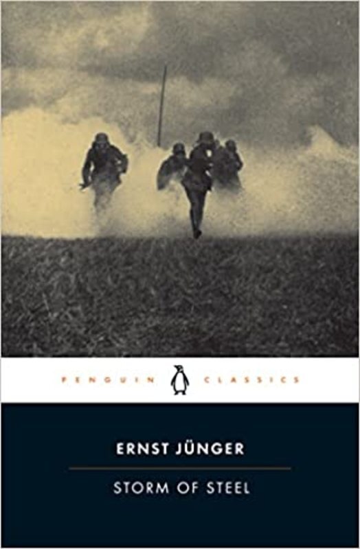 Book cover for "Storm of Steel" by Ernst Jünger