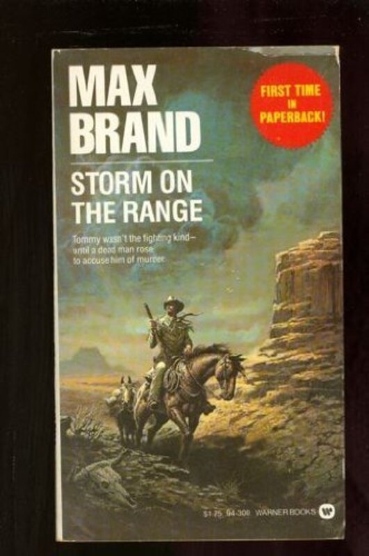 Book cover for "Storm on the Range" by Max Brand