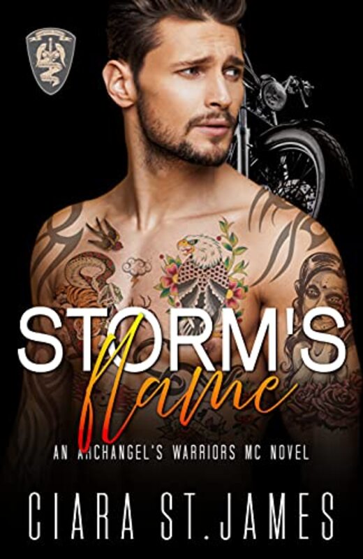 Book cover for "Storm's Flame" by Ciara St James