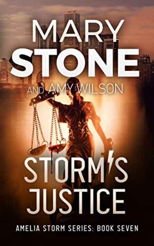 Book cover for "Storm's Justice" by Mary Stone