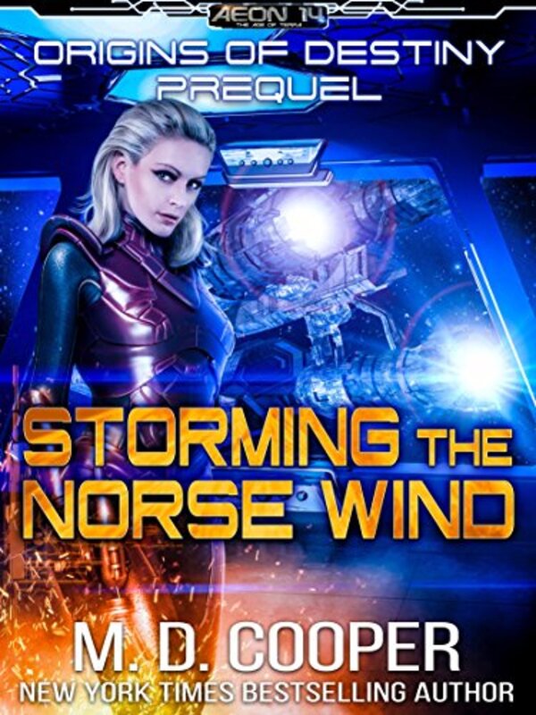 Book cover for "Storming the Norse Wind" by MD Cooper