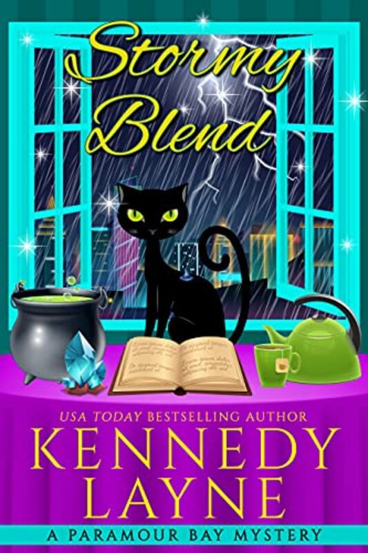 Book cover for "Stormy Blend" by Kennedy Layne