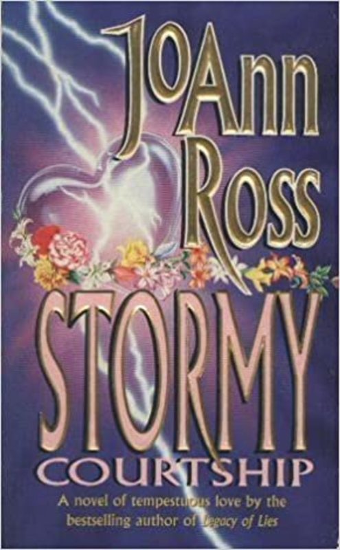 Book cover for "Stormy Courtship" by JoAnn Ross