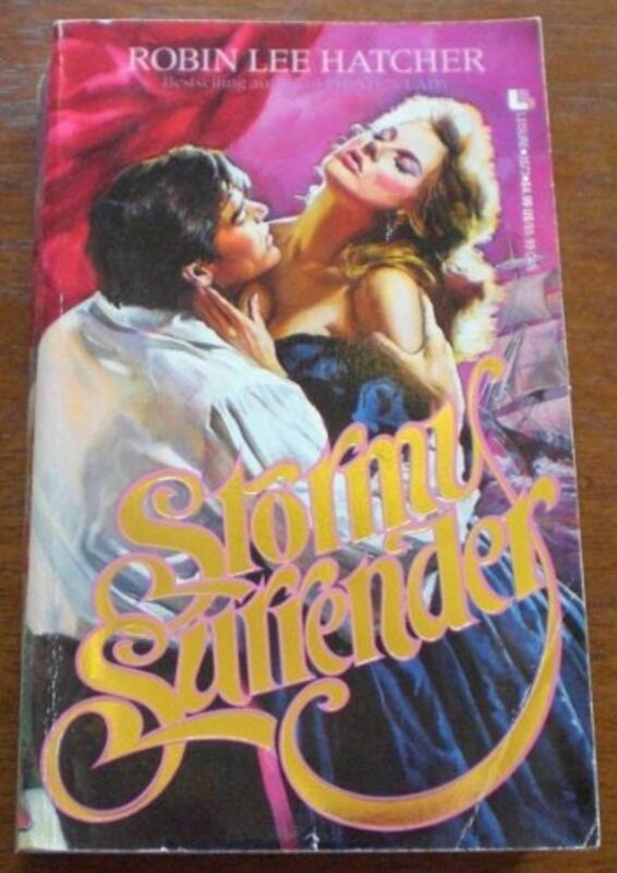Book cover for "Stormy Surrender" by Robin Lee Hatcher