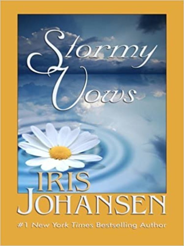 Book cover for "Stormy Vows" by Iris Johansen