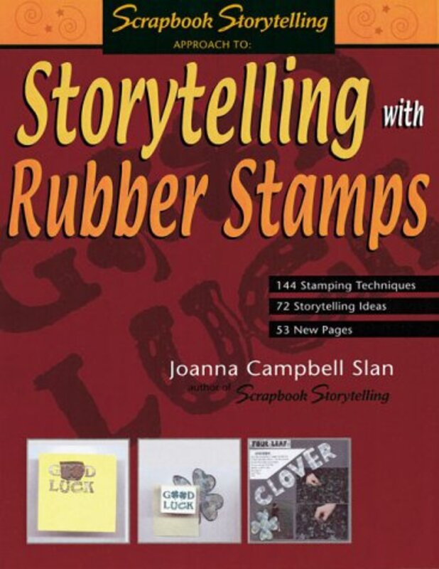 Book cover for "Storytelling with Rubber Stamps" by Joanna Campbell Slan