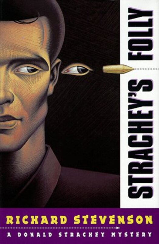 Book cover for "Strachey's Folly" by Richard Stevenson