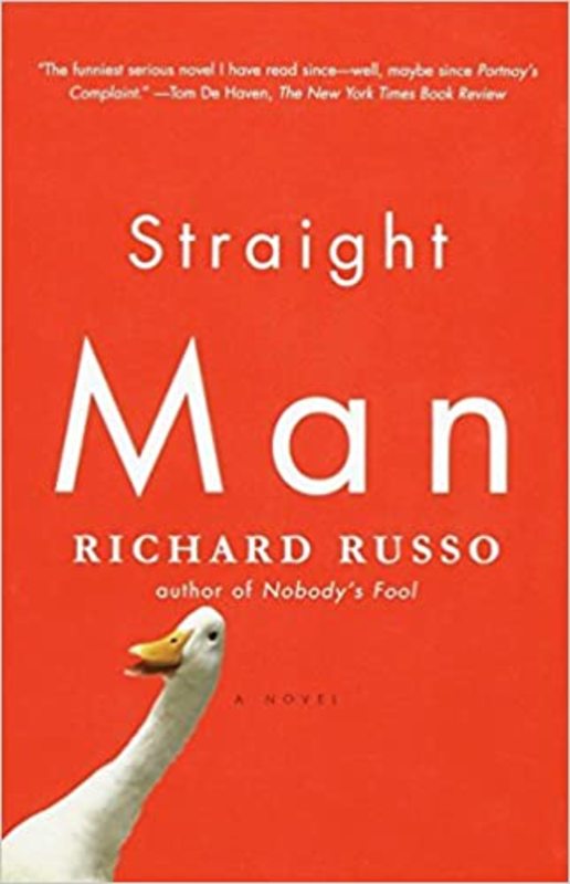 Book cover for "Straight Man" by Richard Russo