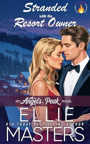 Book cover for "Stranded with the Resort Owner" by Ellie Masters