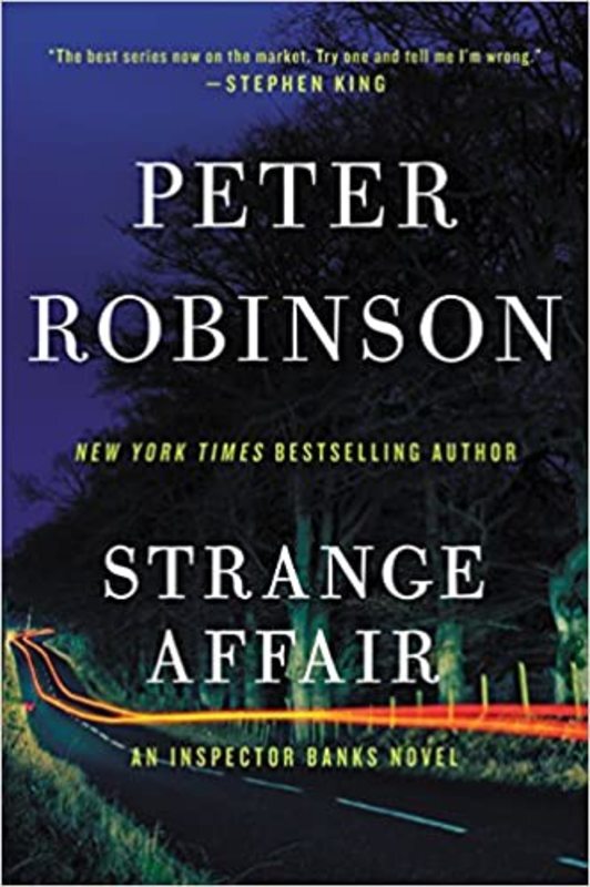 Book cover for "Strange Affair" by Peter Robinson