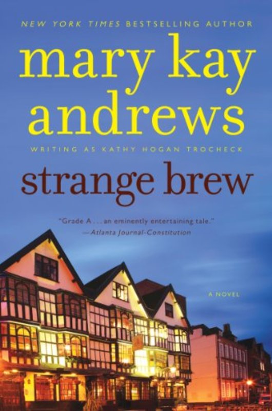 Book cover for "Strange Brew" by Mary Kay Andrews