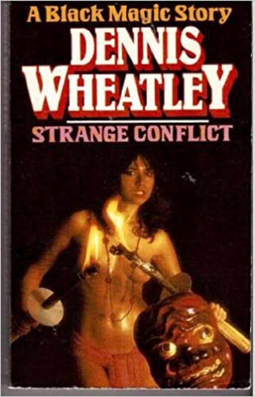 Book cover for "Strange Conflict" by Dennis Wheatley