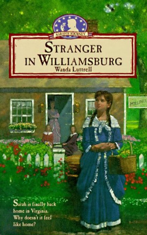 Book cover for "Stranger in Williamsburg" by Wanda Luttrell