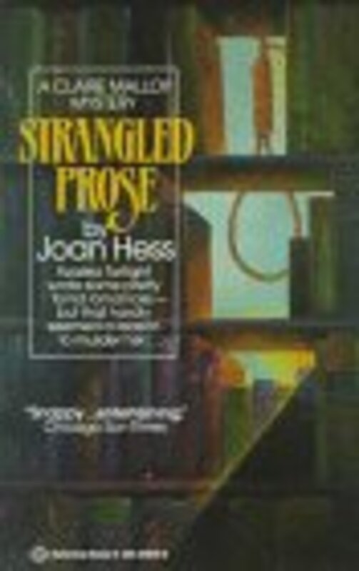 Book cover for "Strangled Prose" by Joan Hess