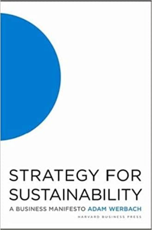 Book cover for "Strategy for Sustainability" by Adam Werbach