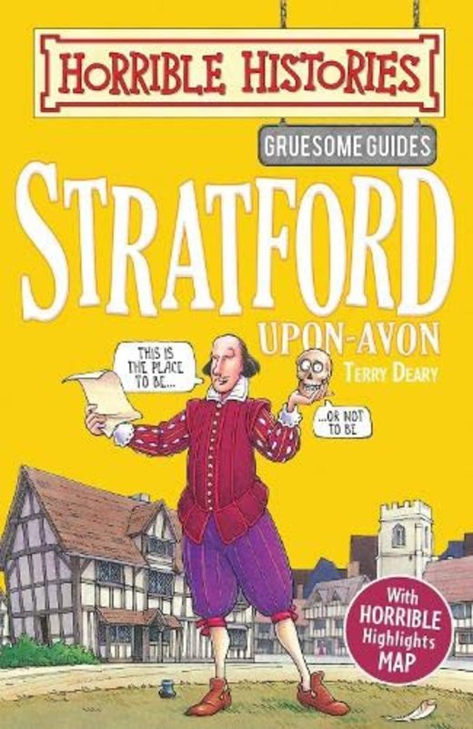 Book cover for "Stratford-Upon-Avon" by Terry Deary