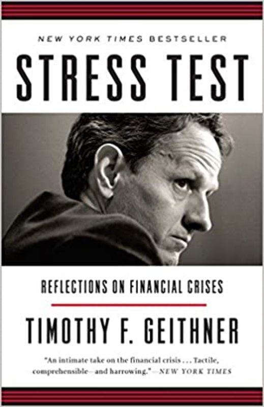 Book cover for "Stress Test" by Timothy F. Geithner