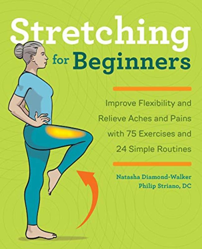 Book cover for "Stretching for Beginners" by Natasha Diamond-Walker