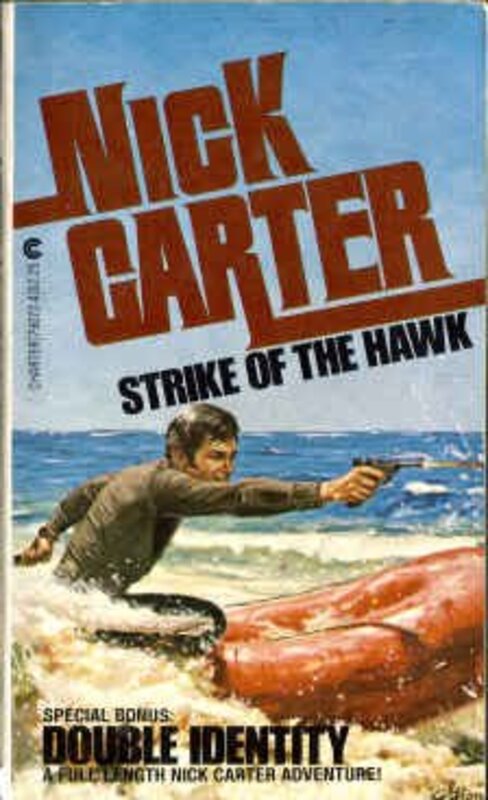 Book cover for "Strike of the Hawk" by Nick Carter