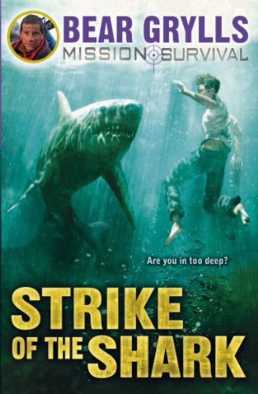 Book cover for "Strike of the Shark"