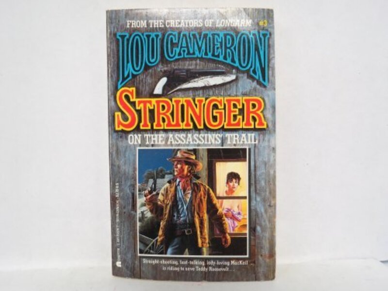 Book cover for "Stringer on the Assassin's Trail" by Lou Cameron