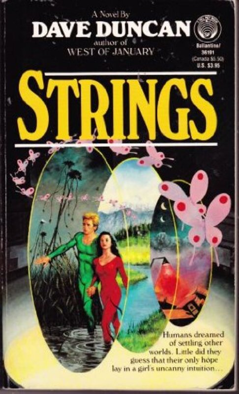 Book cover for "Strings" by Dave Duncan