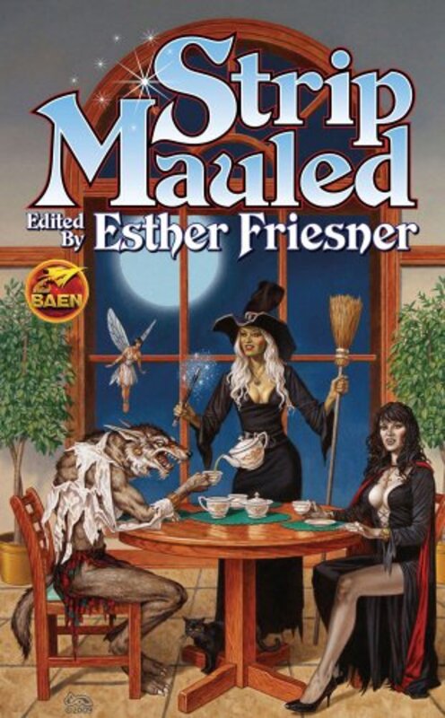 Book cover for "Strip Mauled" by Esther M Friesner