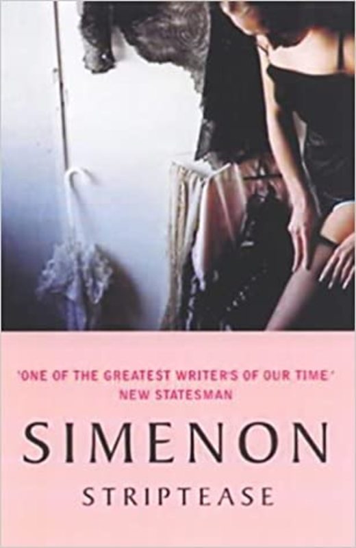 Book cover for "Striptease" by Georges Simenon
