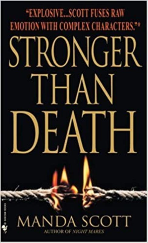 Book cover for "Stronger Than Death" by Manda Scott