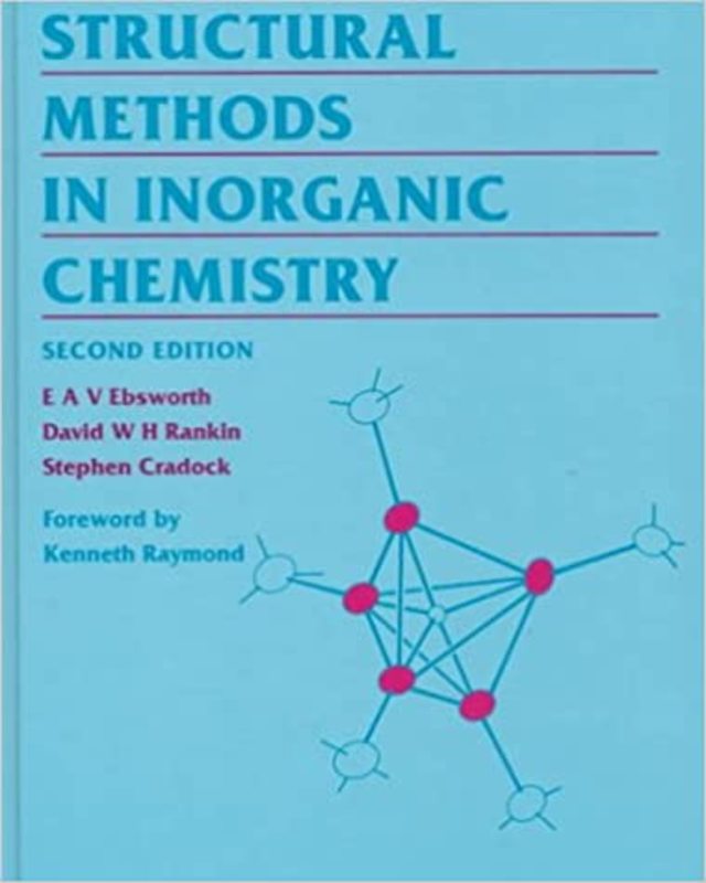 Book cover for "Structural Methods in Inorganic Chemistry" by E.A.V. Ebsworth