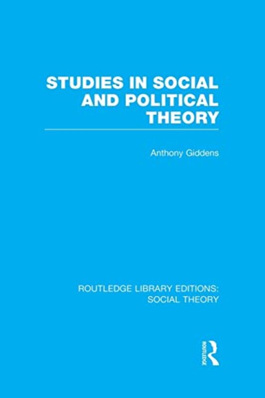 Anthony Giddens book cover