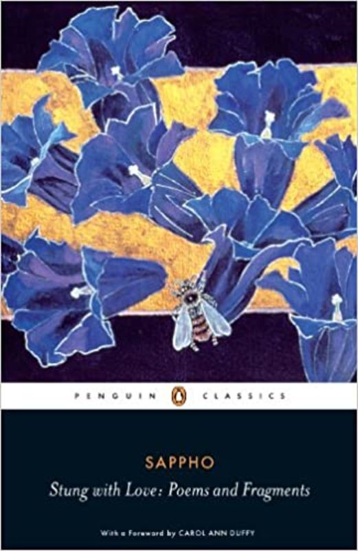 Book cover for "Stung with Love" by Sappho