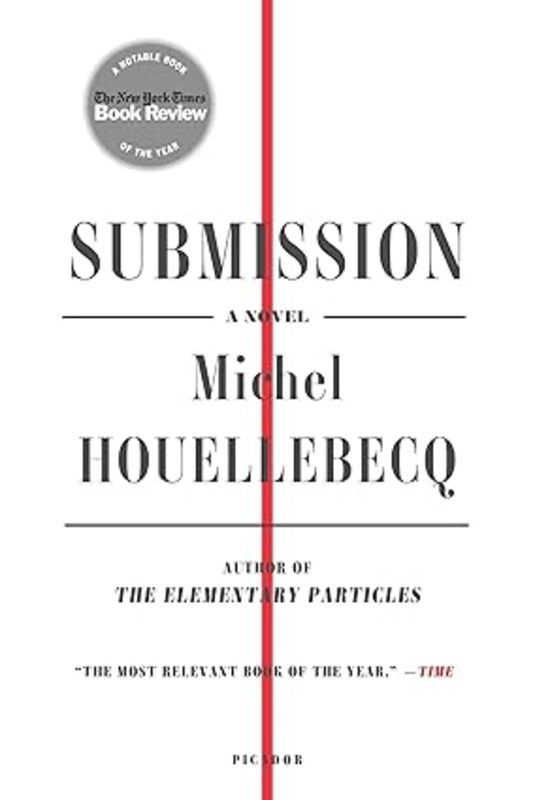 Book cover for "Submission" by Michel Houellebecq
