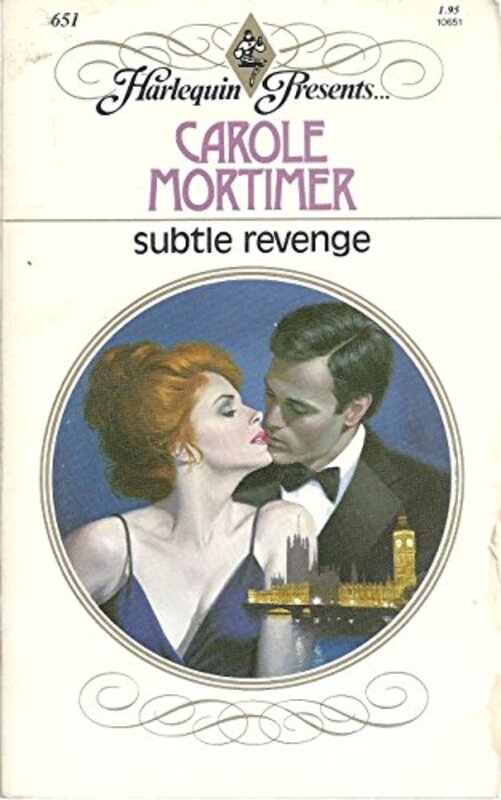 Book cover for "Subtle Revenge" by Carole Mortimer