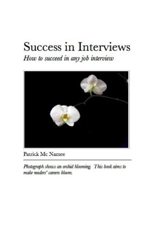 Book cover for "Success In Interviews" by Patrick Mc Namee