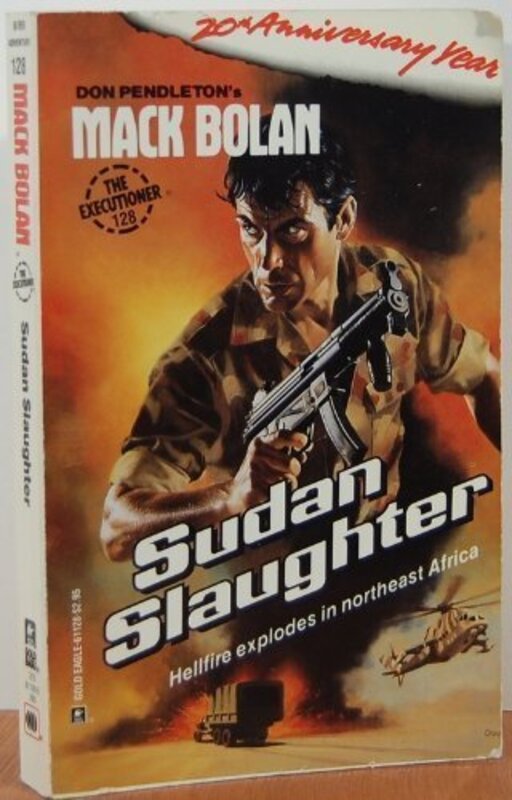 Book cover for "Sudan Slaughter" by Don Pendleton