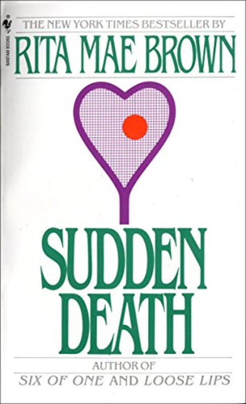 Book cover for "Sudden Death" by Rita Mae Brown