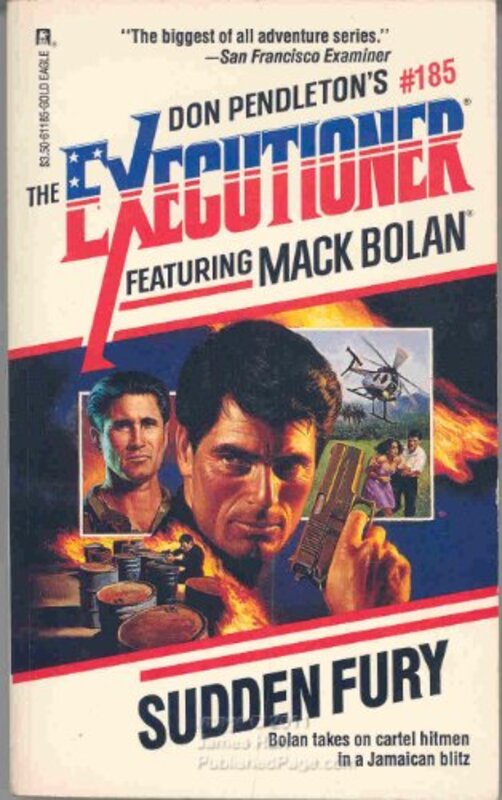 Book cover for "Sudden Fury" by Don Pendleton